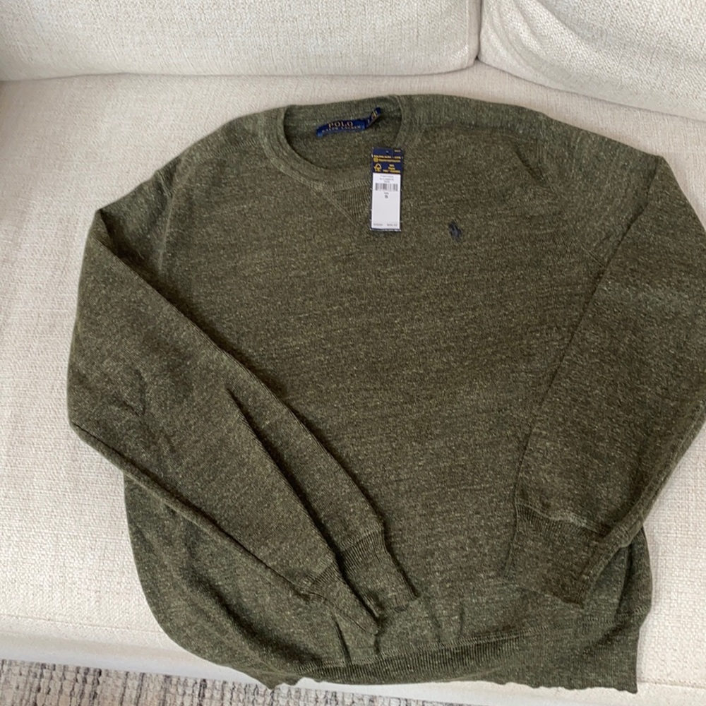 Men’s Polo by Ralph Lauren Olive Green sweatshirt